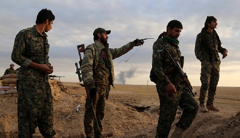 Syrian Democratic Force Storming Al-Sfsafeh Town East Of Al-Tabqah