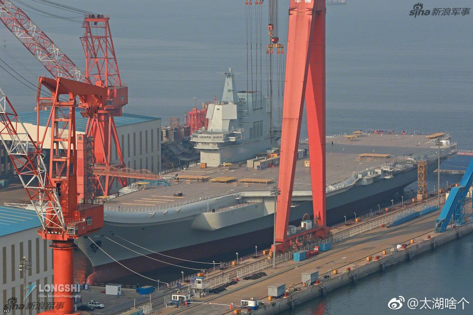 China Making Final Preparations To Launch Its First Domestically Built Aircraft Carrier (Photos)