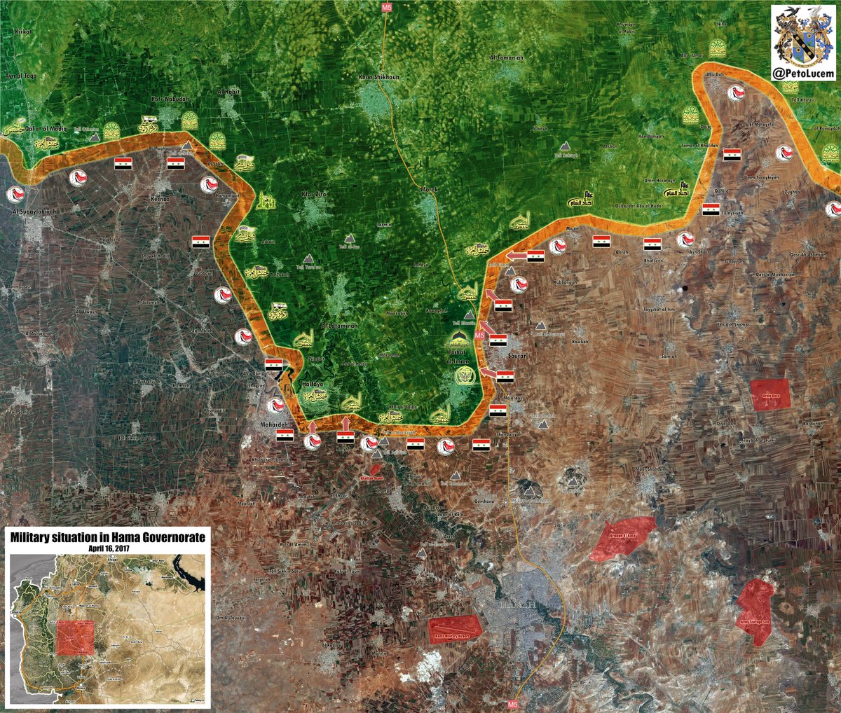 Map Update: Military Situation In Northern Hama. Government Forces Capture Souran And Tell Bizam