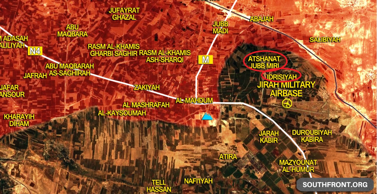 Syrian Army Liberates Two Villages Near ISIS-Held Jirah Airbase In Aleppo Province