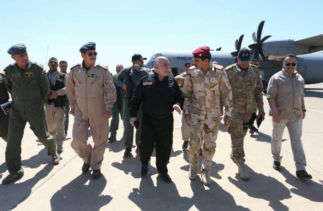 Iraqi Prime Minister Visits Iraqi Forces Advancing In Western Mosul