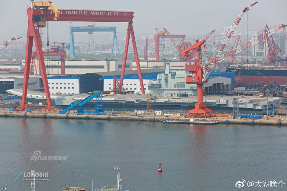 China Making Final Preparations To Launch Its First Domestically Built Aircraft Carrier (Photos)