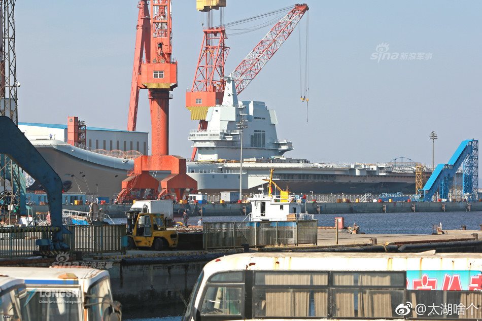 China Making Final Preparations To Launch Its First Domestically Built Aircraft Carrier (Photos)