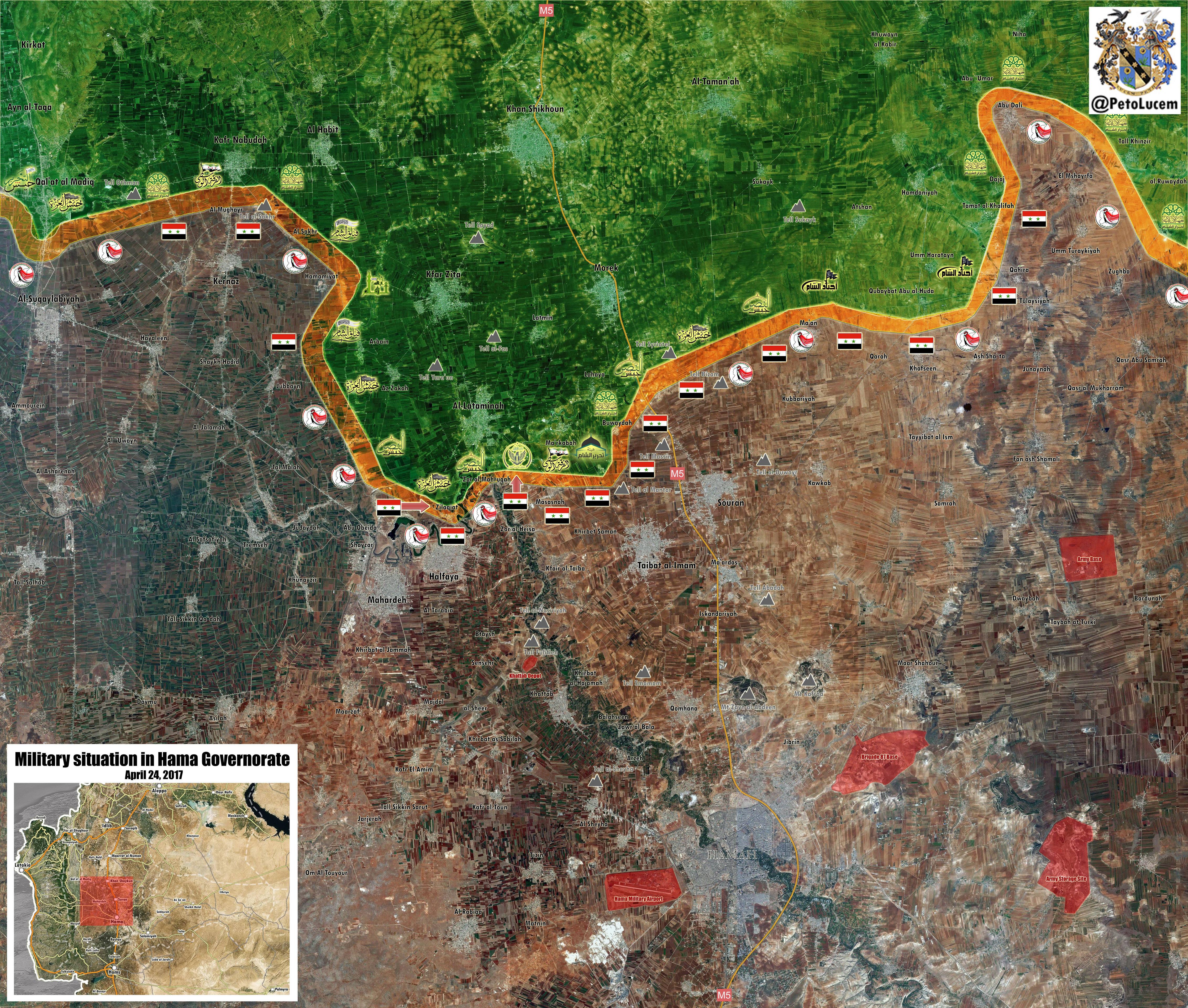 Government Forces Gain More Areas In Northern Hama