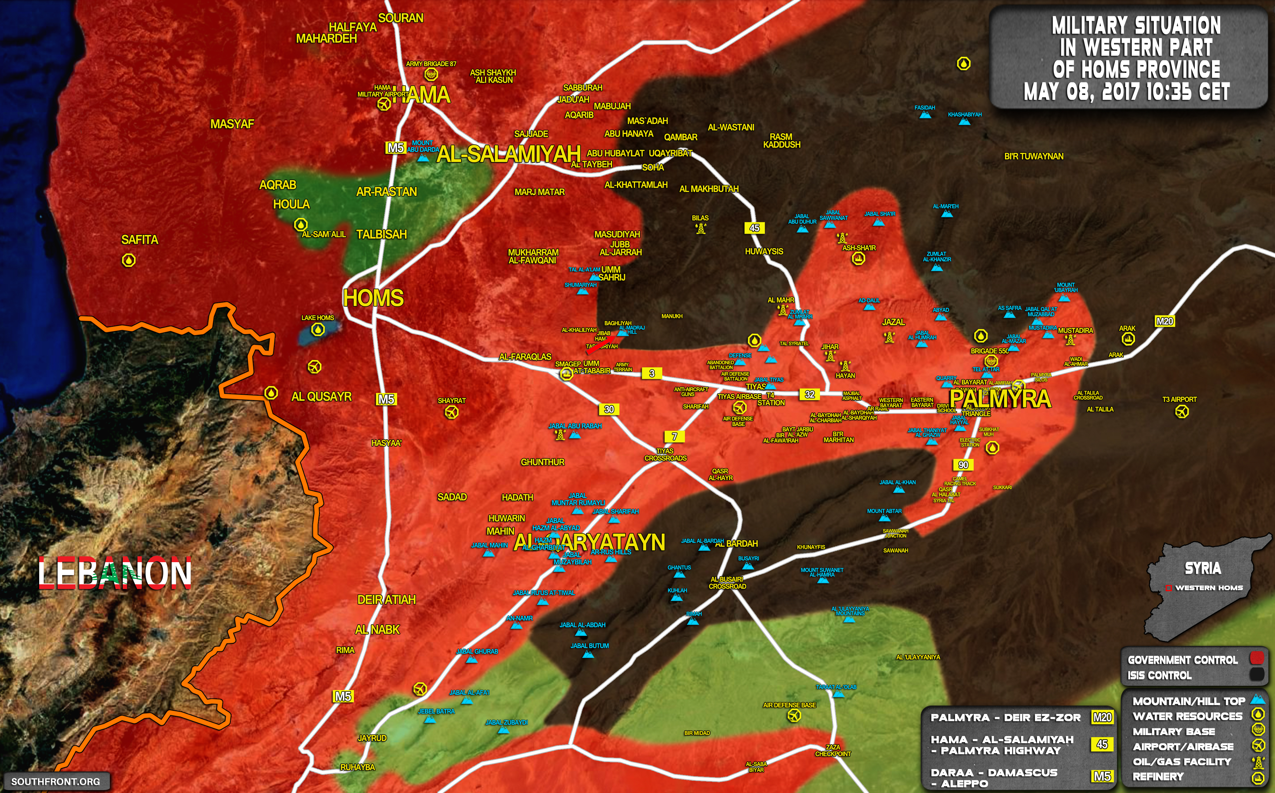 Syrian Army Advanced Into Militant-held Area West Of al-Seen Military Airbase