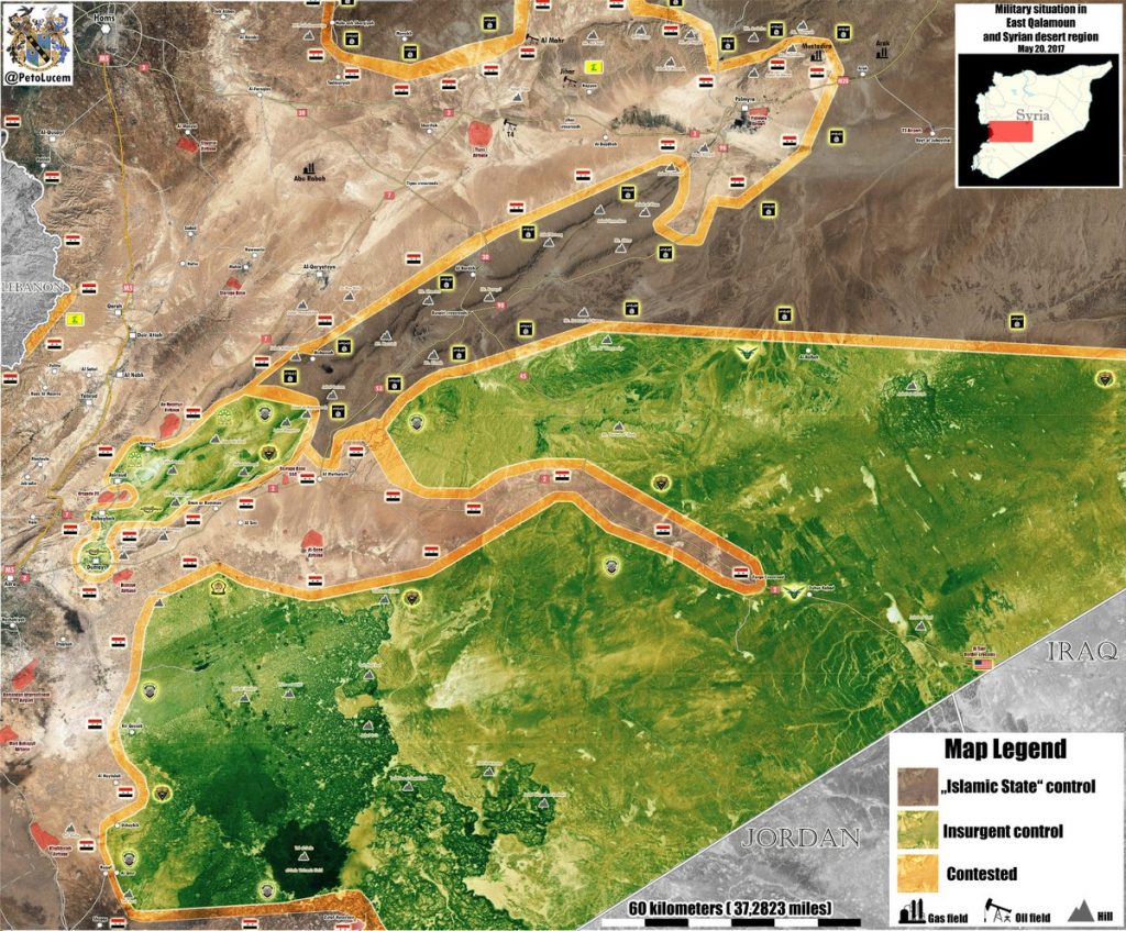 Miltiary Situation In Southeastern Syria After Government Forces Advances (Maps)