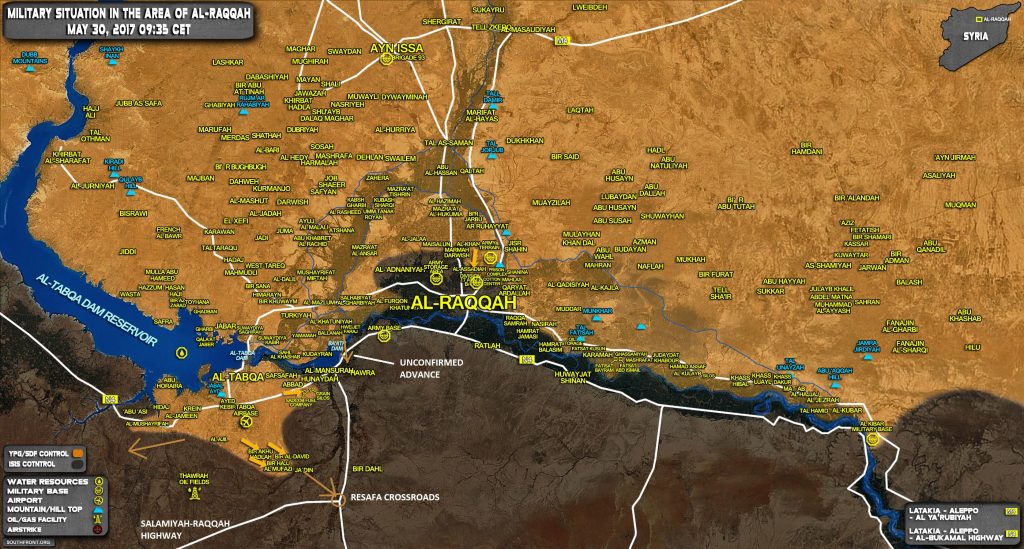 US-backed SDF Attempting To Cut Off Syrian Army From Raqqa Province