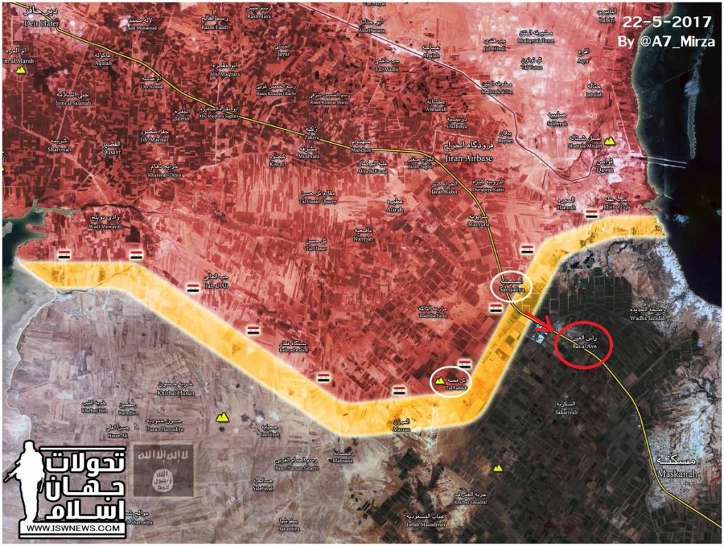 Syrian Troops, Supported By Russian Airpower, Storming Ras al-Ayn North Of Maskanah