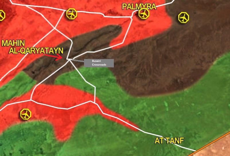 Syrian Army Makes Large Gains Against ISIS East Of Al-Qaryatayn