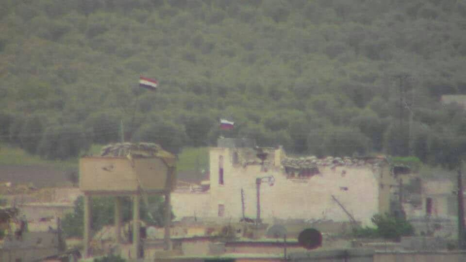 Photos: Syrian, Russian Flags At Checkpoints In YPG-held Area In Northern Syria