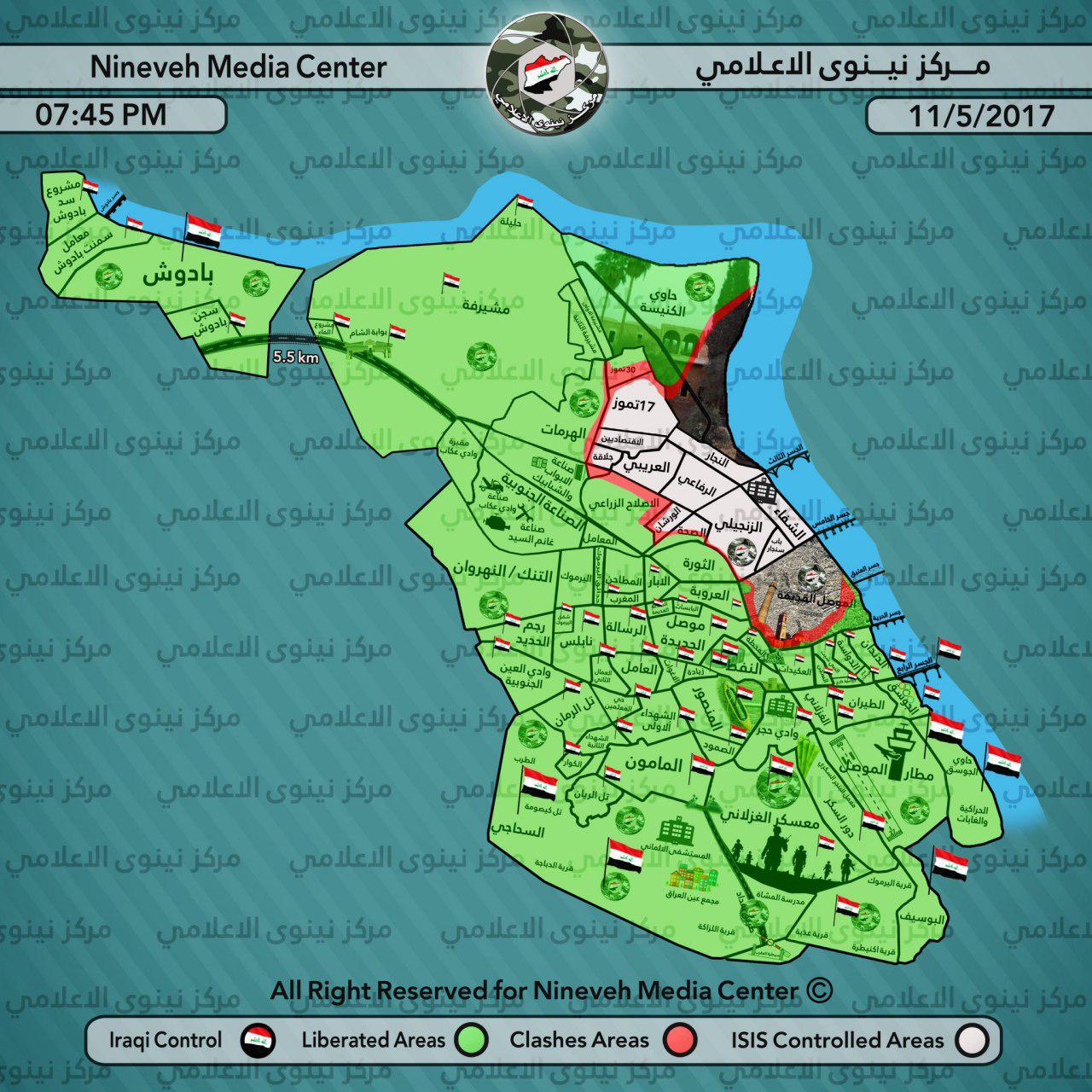 Iraqi Popular Mobilization Units Launched Operation To Liberate Al-Kairawan West Of Mosul