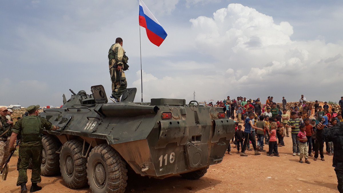 Russian Military Servicemen Visited Rubar Refugee Camp Recently Shelled By Turkey (Photos)