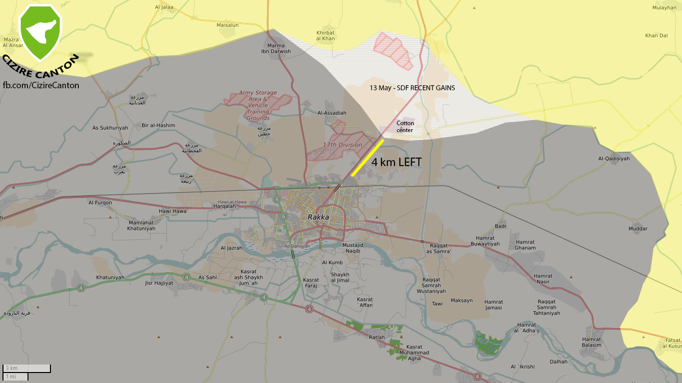 US-backed Forces Are In 4 km From Gates Of Raqqah (Photos, Map)