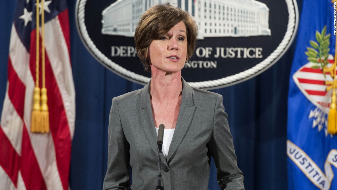 Trump Accuses Sally Yates Of Leaking "Classified Information Into The Newspapers"