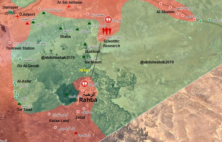 Government Forces Push Further In Syrian Desert, Liberate More Areas (Map)