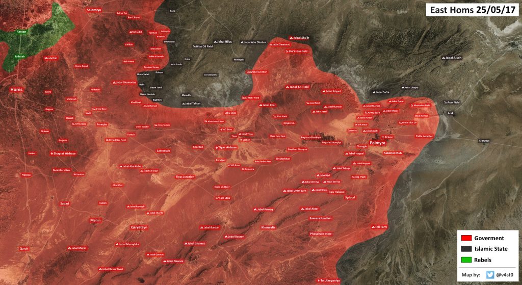 Russian Aerospace Forces Destroyed Formidable ISIS Convoy Preparing To Attack Syrian Army Positions In Homs (Video)