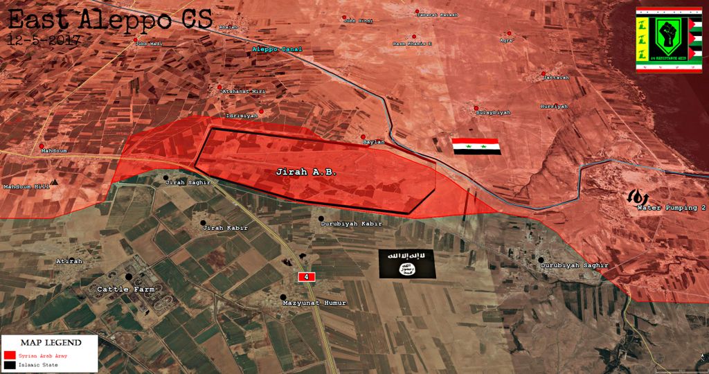 ISIS Losing More Points In Area South Of Jirah Airbase