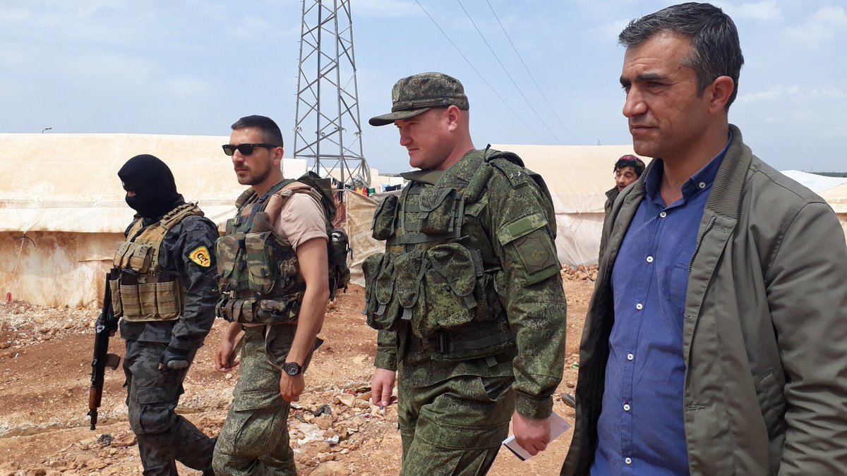 Russian Military Servicemen Visited Rubar Refugee Camp Recently Shelled By Turkey (Photos)