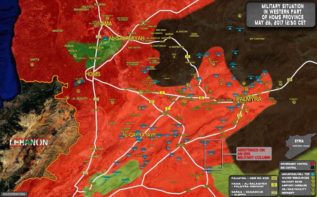 Syrian Army Takes Control Of Hills North Of Zaza Triangle In Homs Province