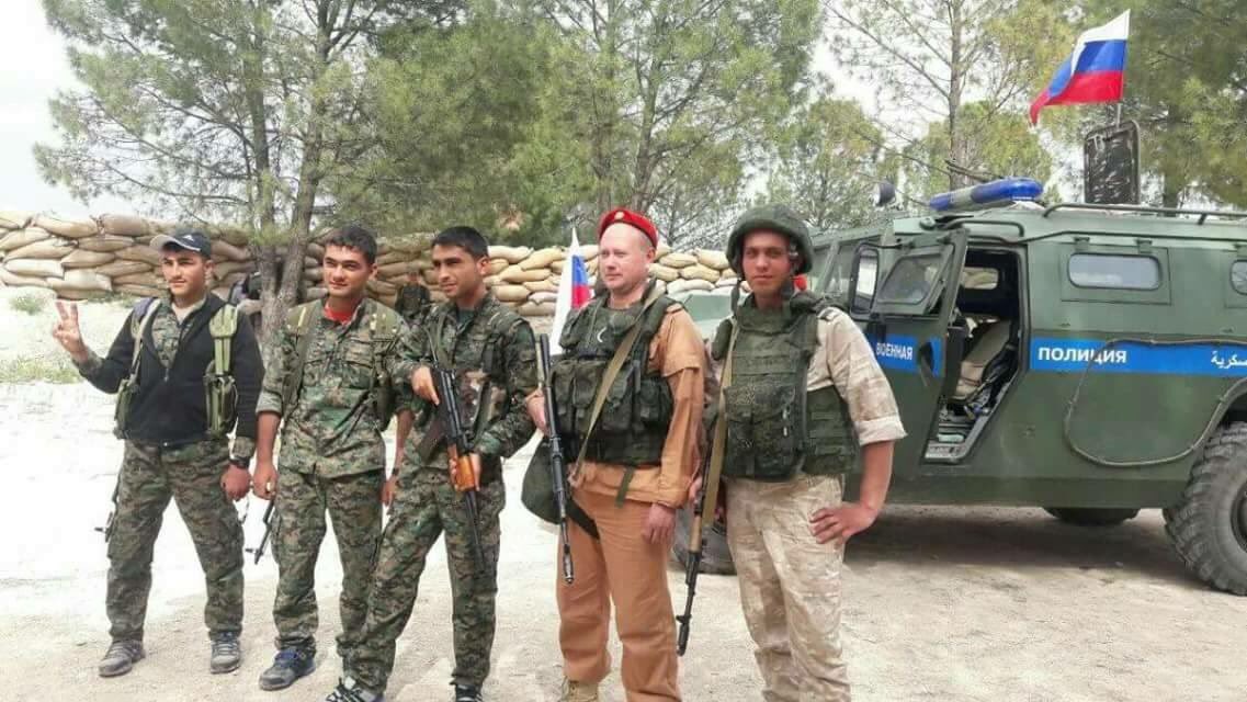 Photos: Syrian, Russian Flags At Checkpoints In YPG-held Area In Northern Syria