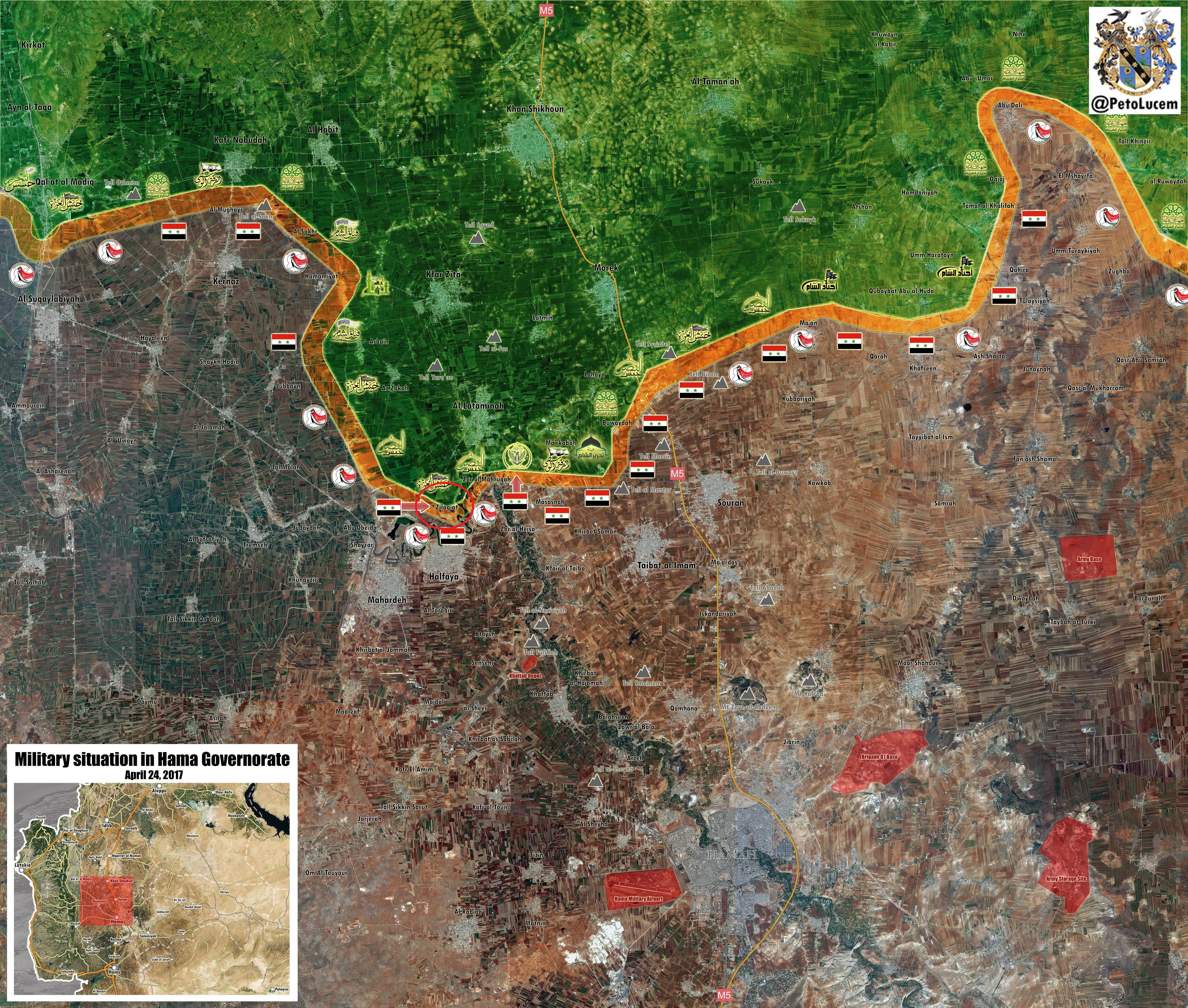 Syrian Army Gains Points In Al-Zallaqiat Area In Northern Hama