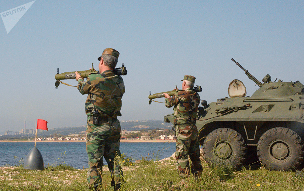 Russian, Syrian Marines Hold Joint Firing Drills In Tartus - Photo Report