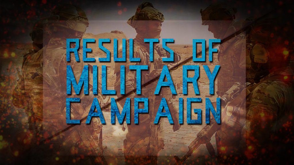 Results of Russian Military Campaign in Syria: October 21, 2016 – May 24, 2017