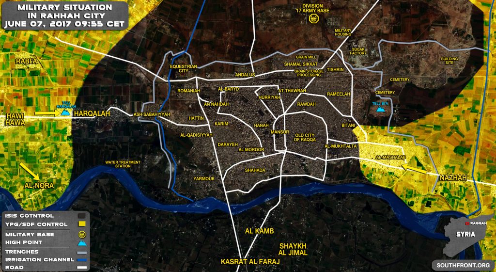 US-backed Forces Made More Gains Against ISIS In Raqqah City (Map)