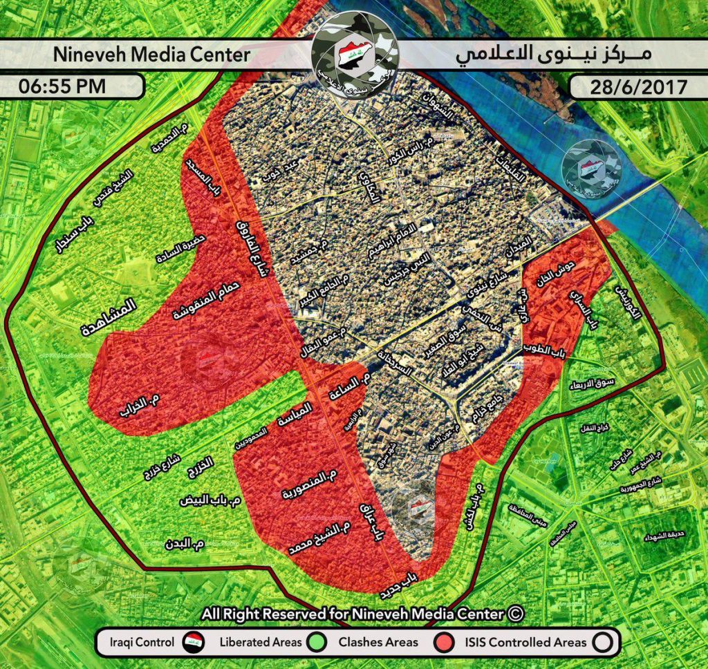 Iraqi Army Liberated 50% Of Key Old Mosul Area From ISIS