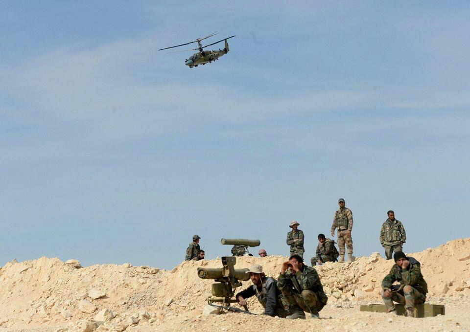 Photos: Russian Ka-52 Attack Helicopters Supporting Syrian Army In Homs Province