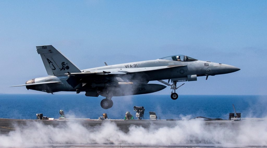 George H.W. Bush Carrier Strike Group Resumed Strike Missions From Eastern Mediterranean