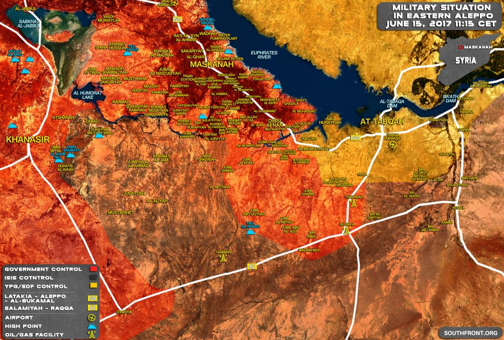 Syrian Army Liberates More Oil Fields In Raqqah Province (Map)