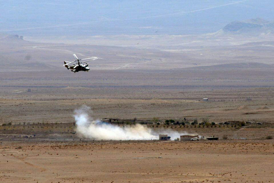 Photos: Russian Ka-52 Attack Helicopters Supporting Syrian Army In Homs Province