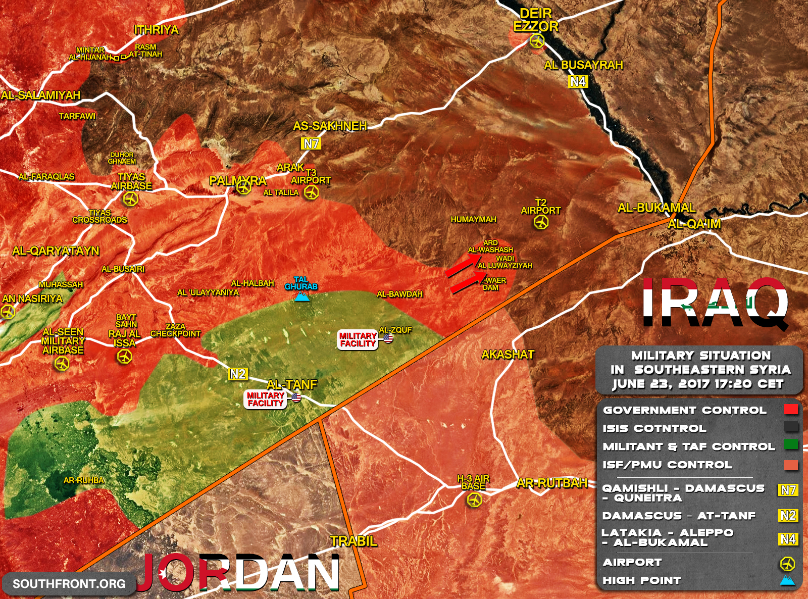 Syrian Government Forces Liberate More Points At Border With Iraq