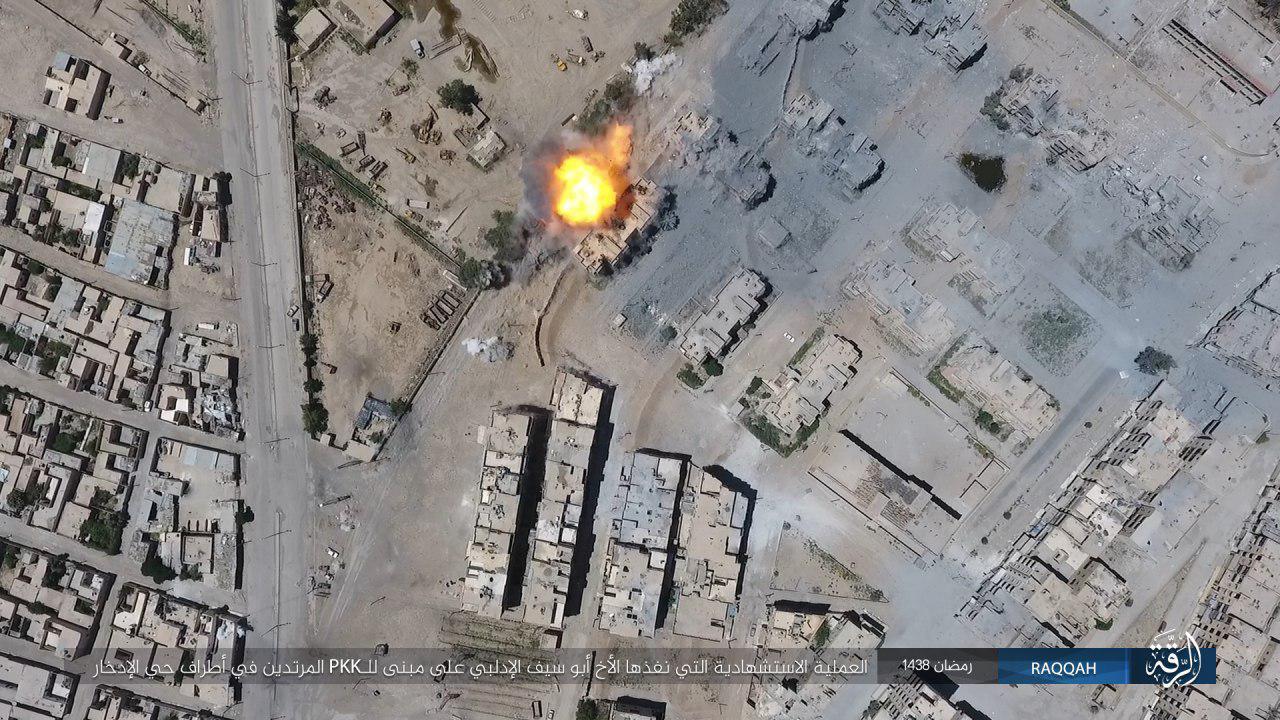 Three ISIS VBIED Attacks Against Syrian Democratic Forces in Raqqa (Photos)