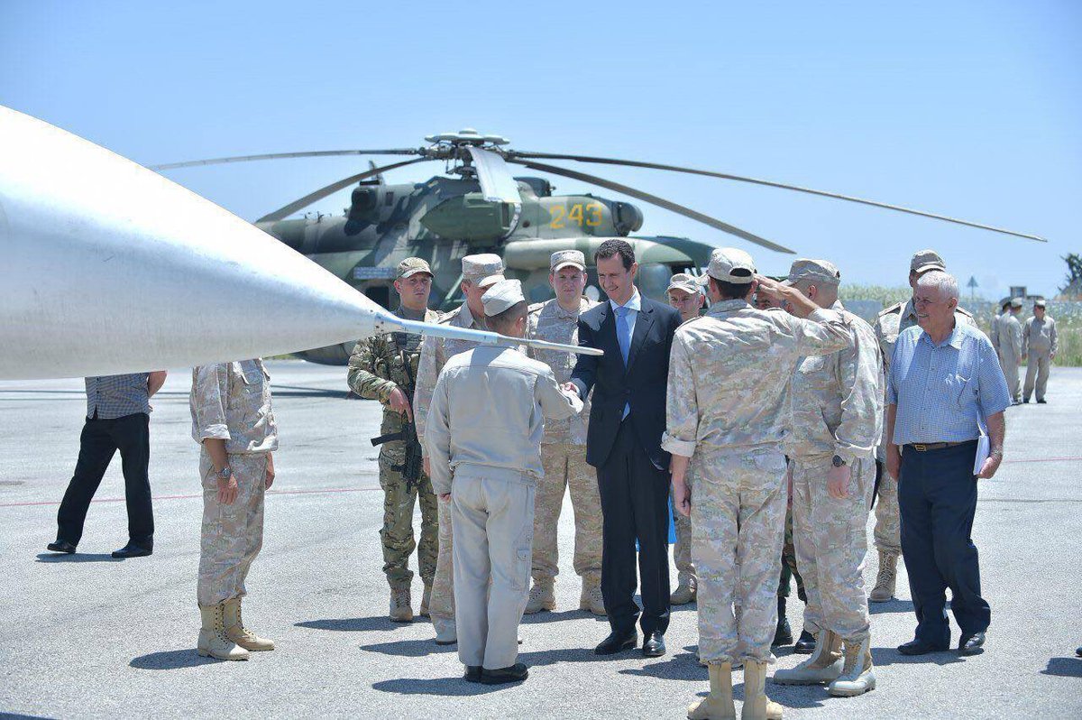 President Assad Visited Russian Khmeimim Air Base In Syria (Photo Report, Video)