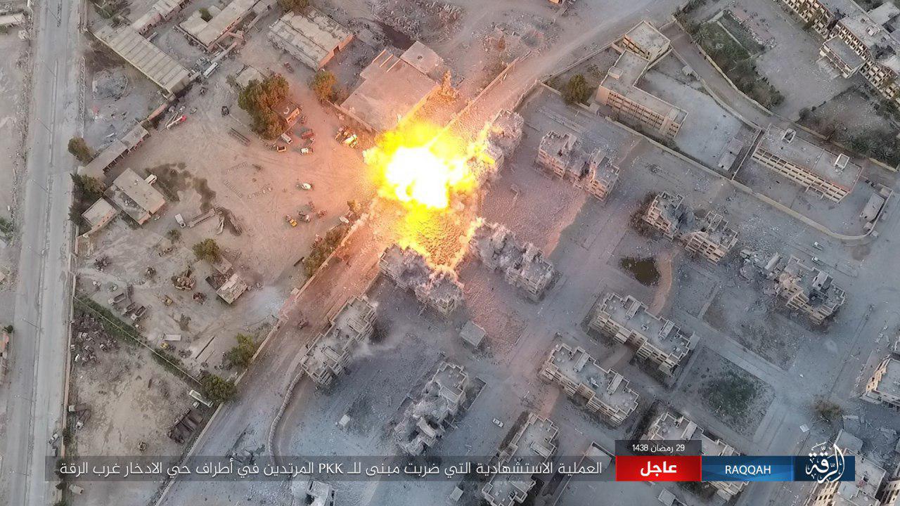 Three ISIS VBIED Attacks Against Syrian Democratic Forces in Raqqa (Photos)