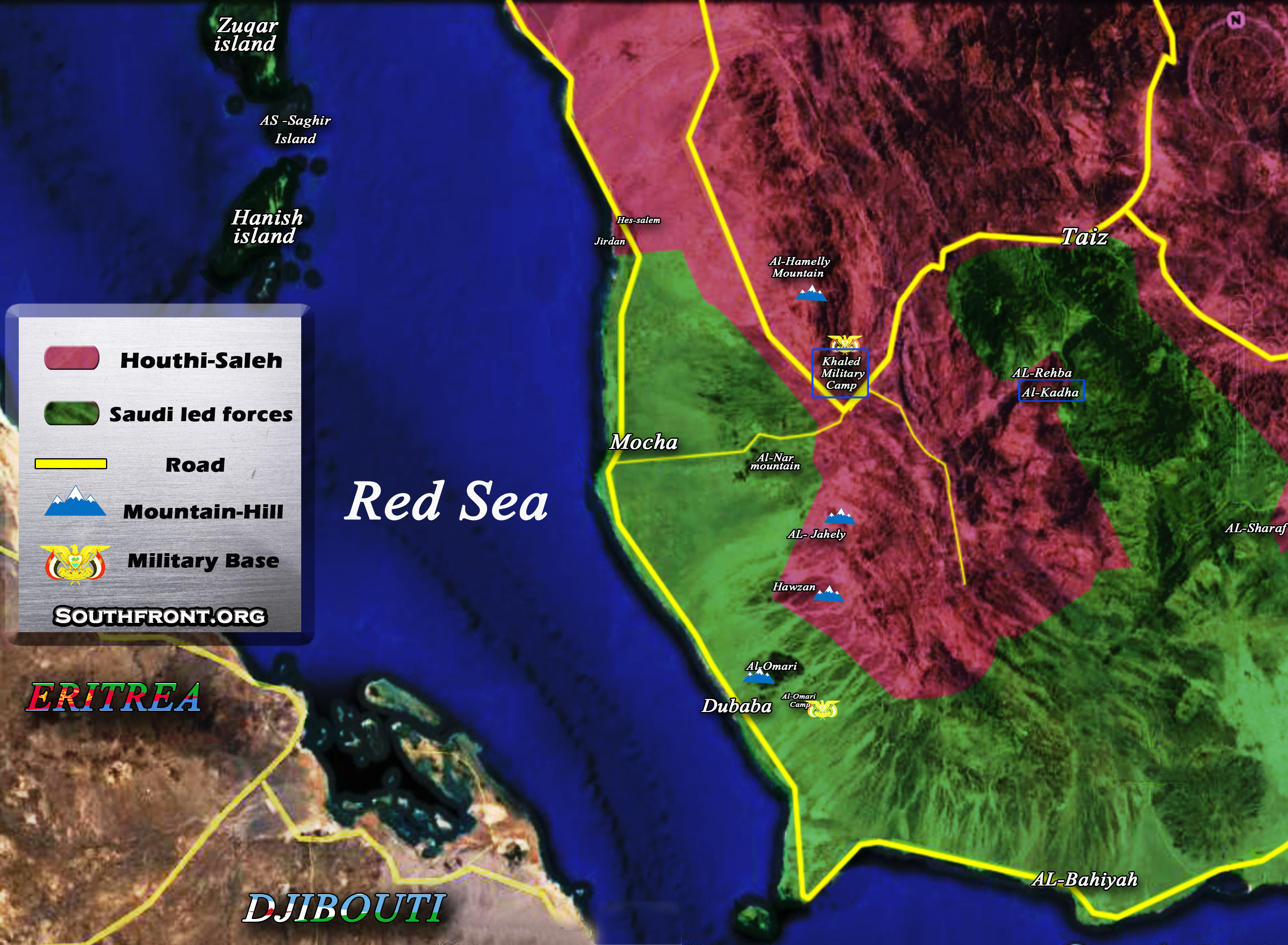 Military Situation In Moсha Area In Western Yemen (Map Update)