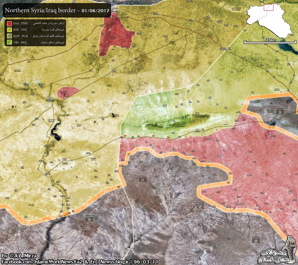 Popular Mobilization Units Advancing Along Iraqi-Syrian Border