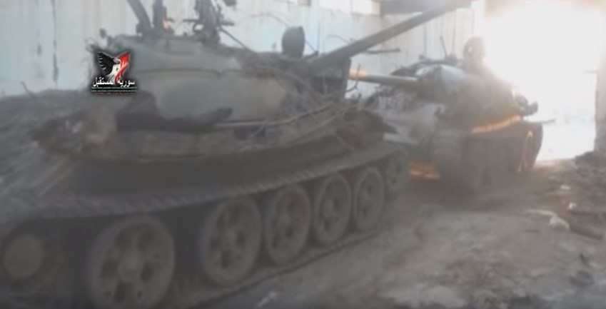 Video: Government Forces Seized Large ISIS Tank Workshop Near Resafa In Raqqah Province