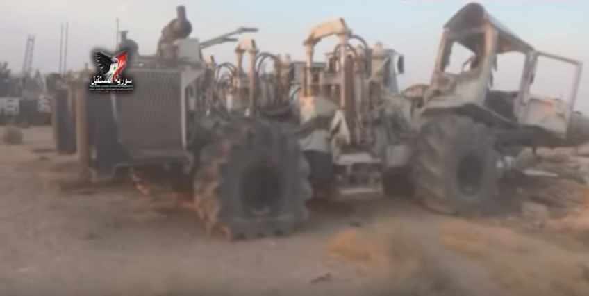 Video: Government Forces Seized Large ISIS Tank Workshop Near Resafa In Raqqah Province