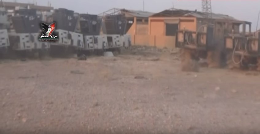 Video: Government Forces Seized Large ISIS Tank Workshop Near Resafa In Raqqah Province