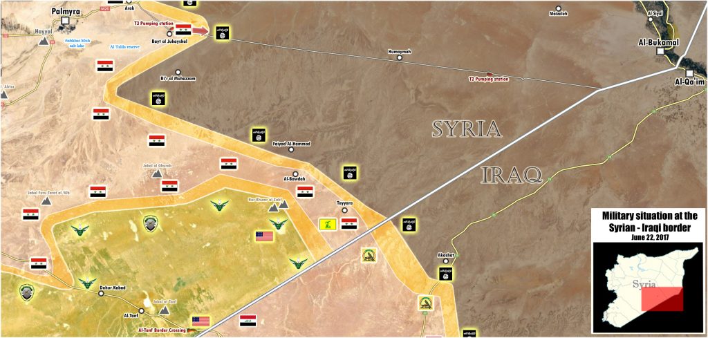 Map Update: Military Situation In Southeastern Syria