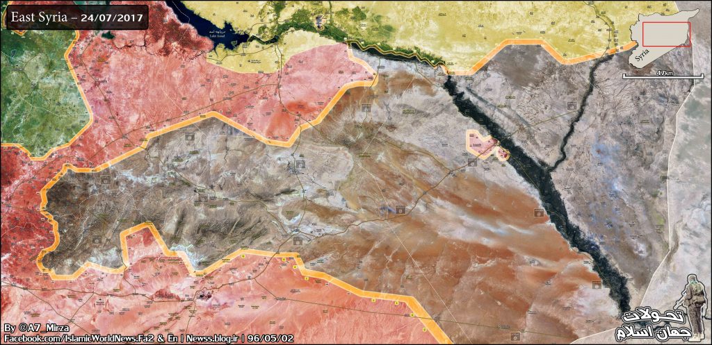 US-backed SDF Struggles In Raqqah As Government Forces advance Along Euphrates