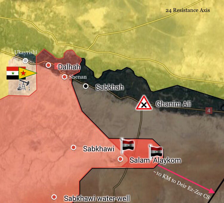 Tiger Forces 10km Away From Entering Deir Ezzor Province From Southern Raqqah Countryside