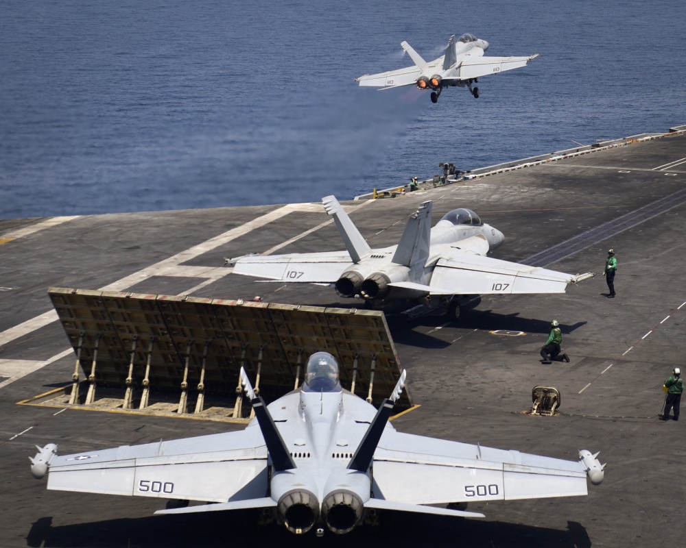 US Nimitz Carrier Strike Group Begins Launching Airstrikes On ISIS Targets In Syria, Iraq