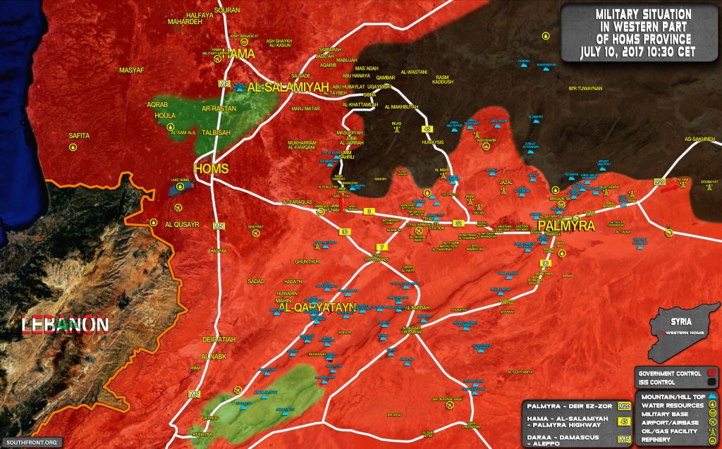 Syrian Army, Allies Prepare For Major Push Against ISIS Along Palmyra-Deir Ezzor Road