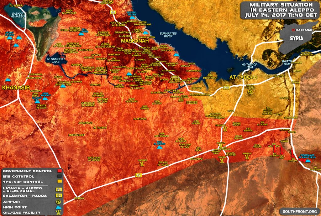 Syrian Army Advances Along Resafa-Sukhna Road, Reaches Bir al-Zamlah Crossroad (Map Update)