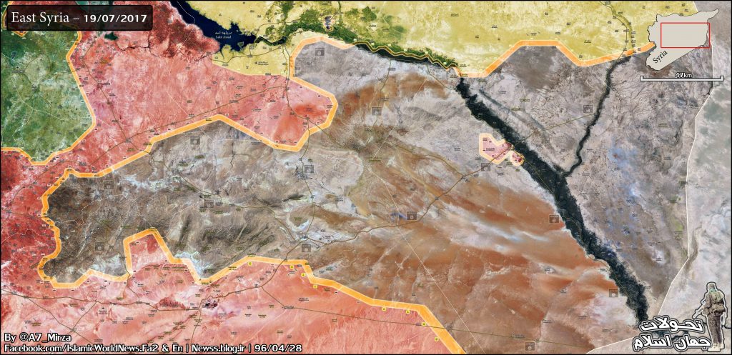 Map Update: Military Situation In Syria And Possible Directions Of Government Advance On Deir Ezzor