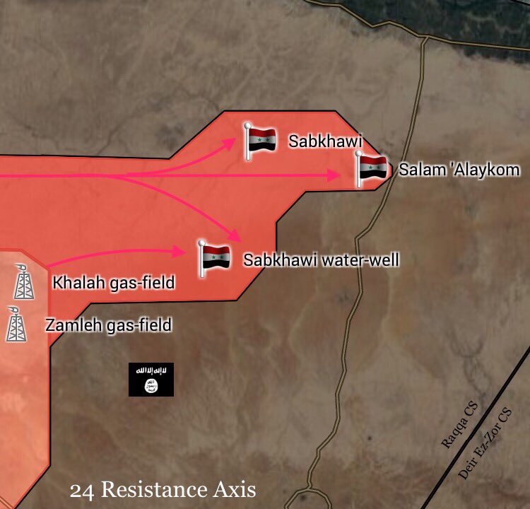 Government Forces Get Fire Control Over Ghanim Ali-Bishri Triangle In Southern Raqqah Countryside